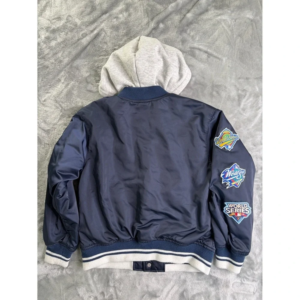 Cooperstown Collection New York Yankees World Series Patch Jacket Boys 7/8